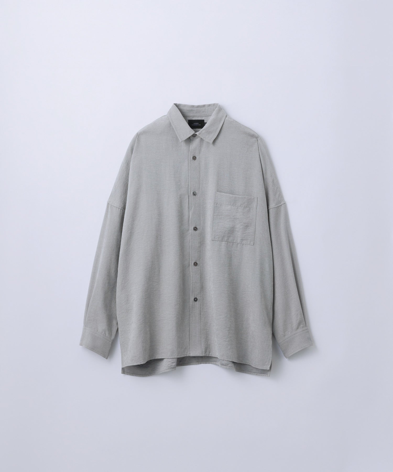 Vintage Satin Dolmansleeve Regular Shirt