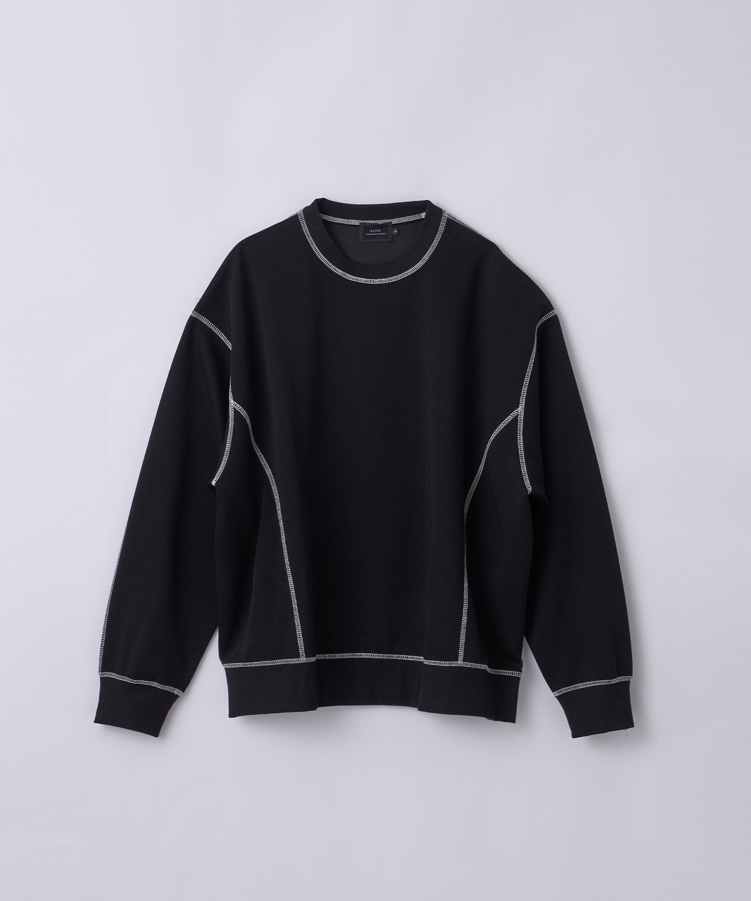 Double Air Knit Stitch Work Pullover