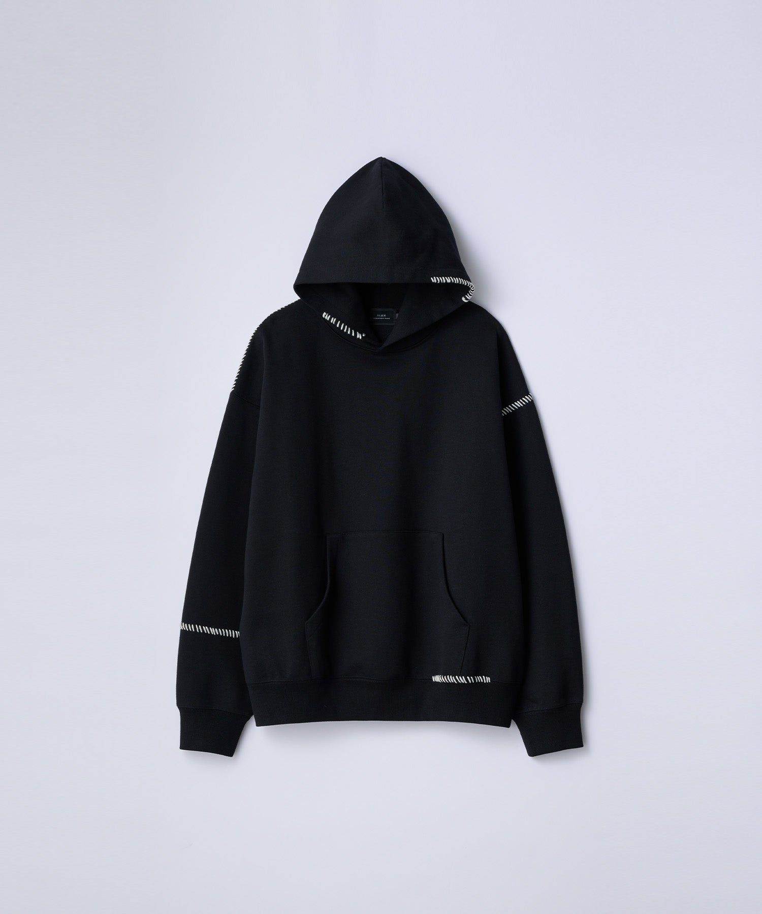 Compact Fleece Embroidery Sweat Pull Parka