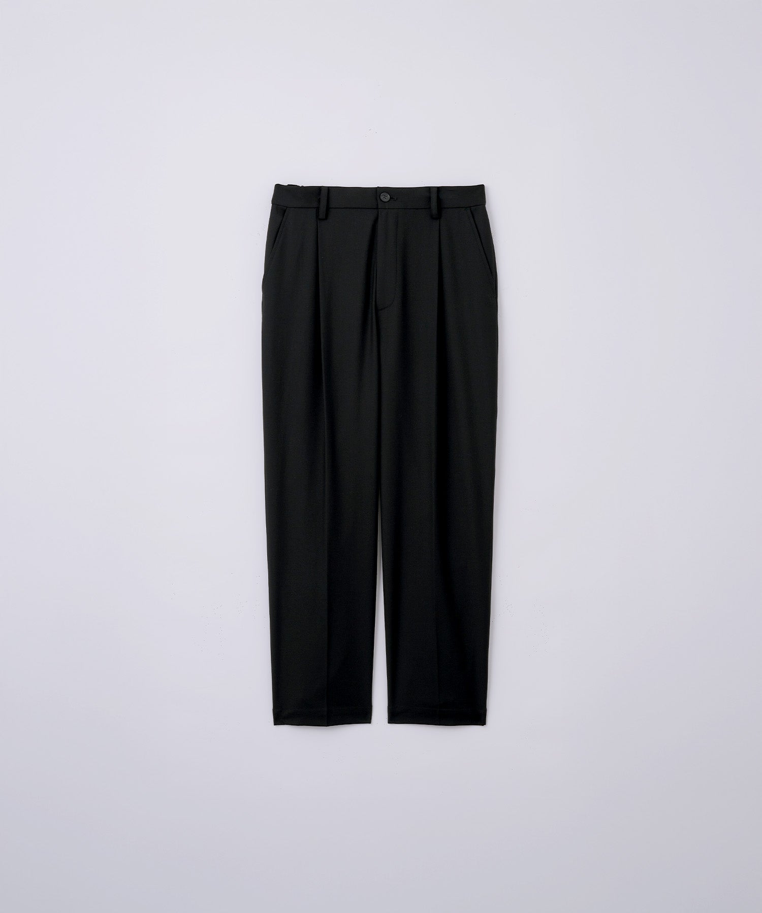 T/R Gabardine Stretch One Tuck Tapered Pants