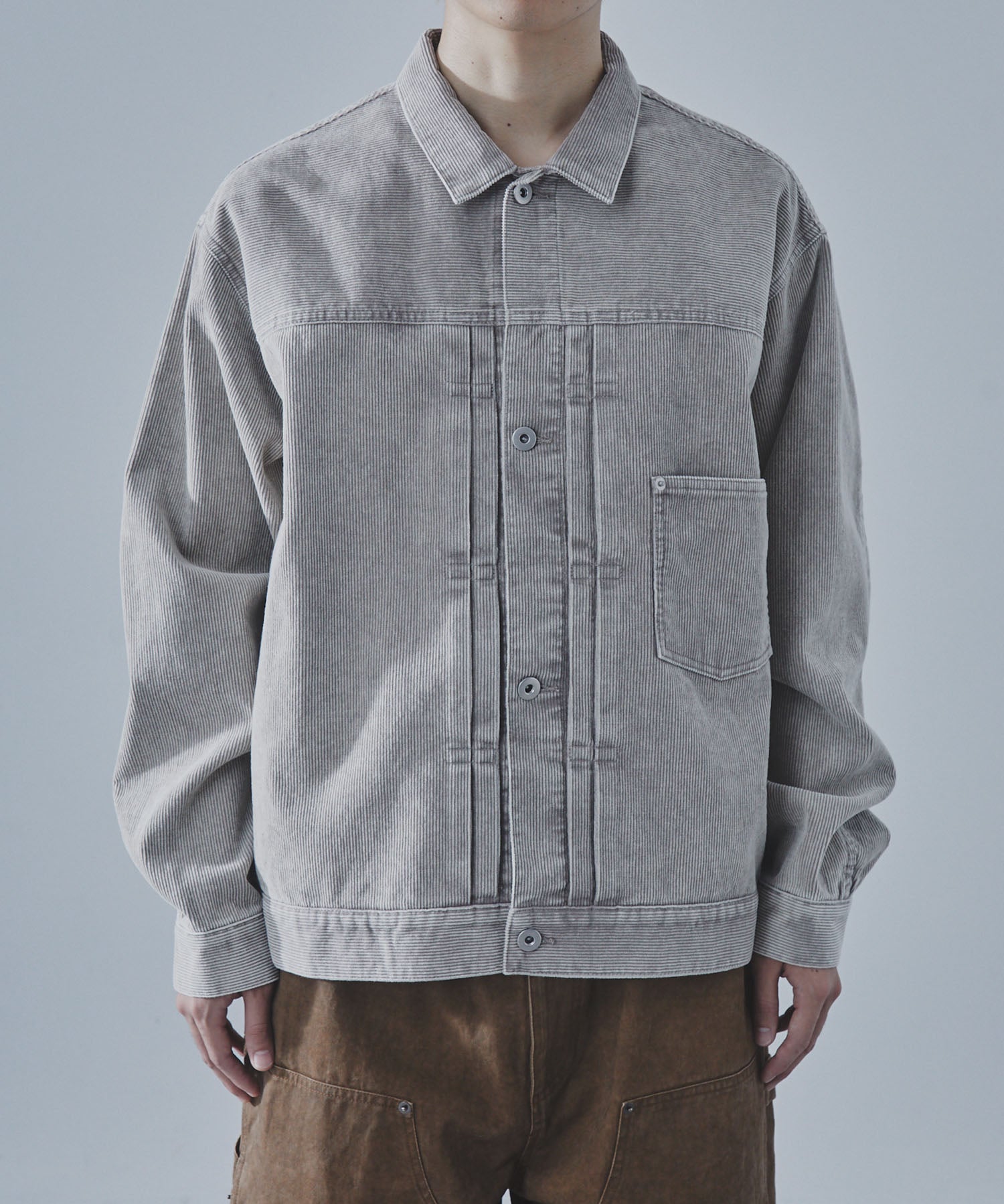 Sulfur-Dyed Corduroy 1st Type Trucker Jacket