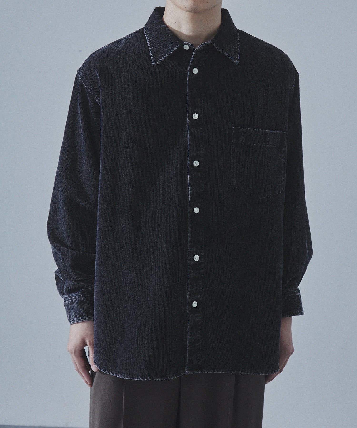 Sulfur-Dyed Corduroy Regular Shirt